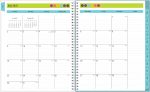 Blue Sky 2022-2023 Academic Year Teacher Weekly & Monthly Lesson Planner, 8.5" x 11", Flexible Cover, Wirebound, Dots (100330-A23) - Image 4